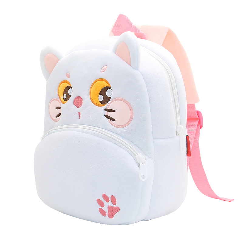 children's backpack cute plush backpack animal Kitty bags Boys girls school bags customize backpack