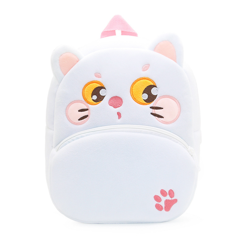 children's backpack cute plush backpack animal Kitty bags Boys girls school bags customize backpack