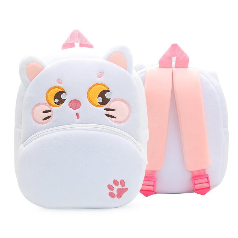 children's backpack cute plush backpack animal Kitty bags Boys girls school bags customize backpack