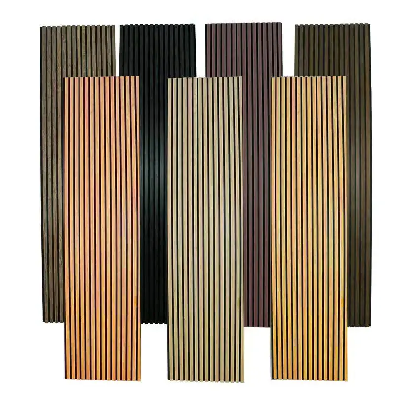 Shangnanyin studio curved akupanel sound absorbing wall panels wood slat panels acoustic