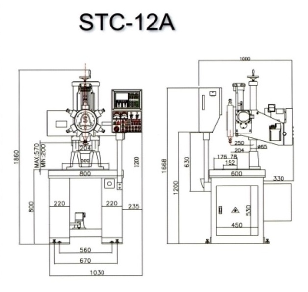 Taiwan Premium CNC Automatic Turret Drilling Tapping Machine With 1 Year Warranty Period