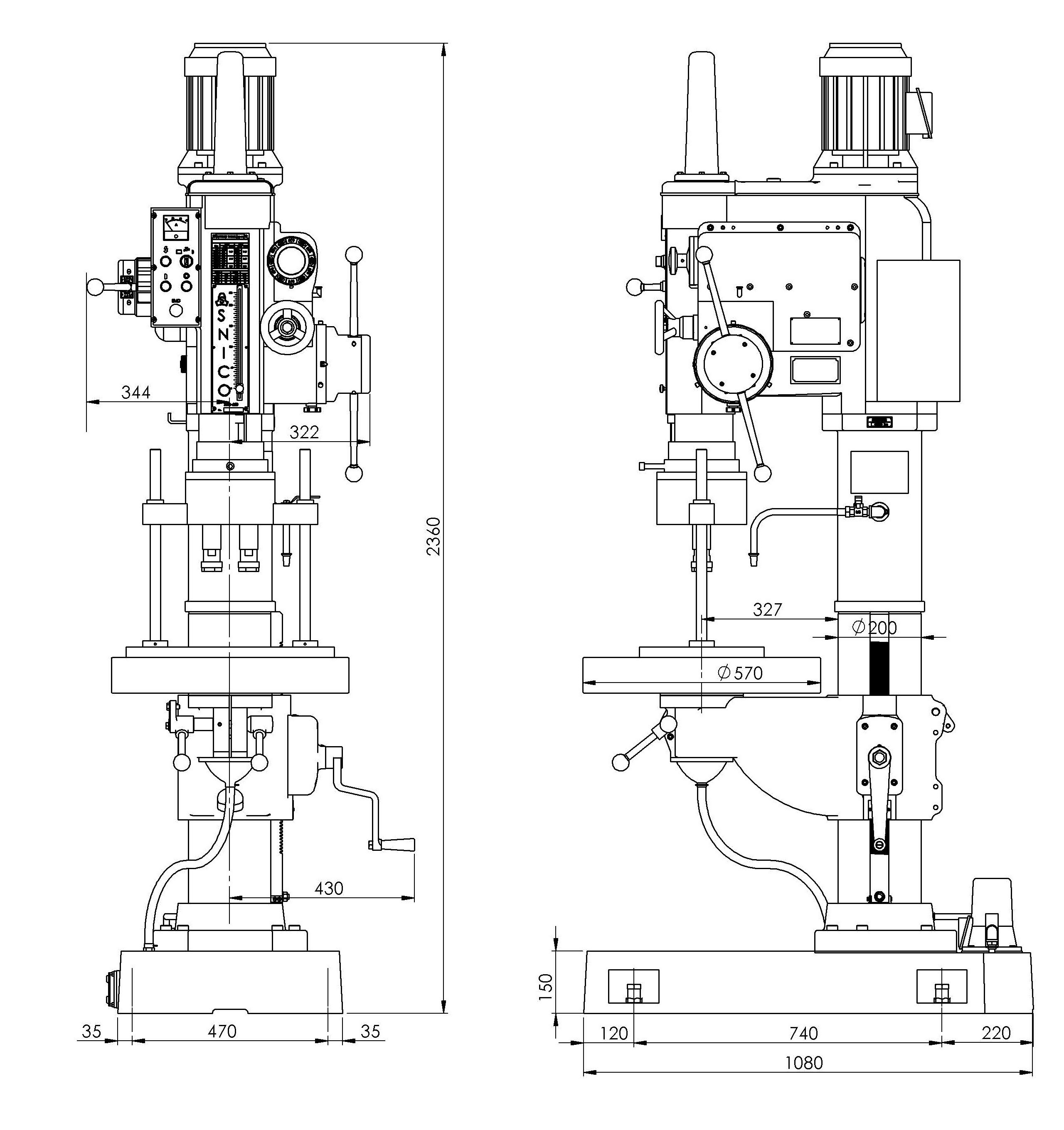 Quality Guarantee Drill Press Machine Multi-Spindle Head SUD-650 For Energy And Mining