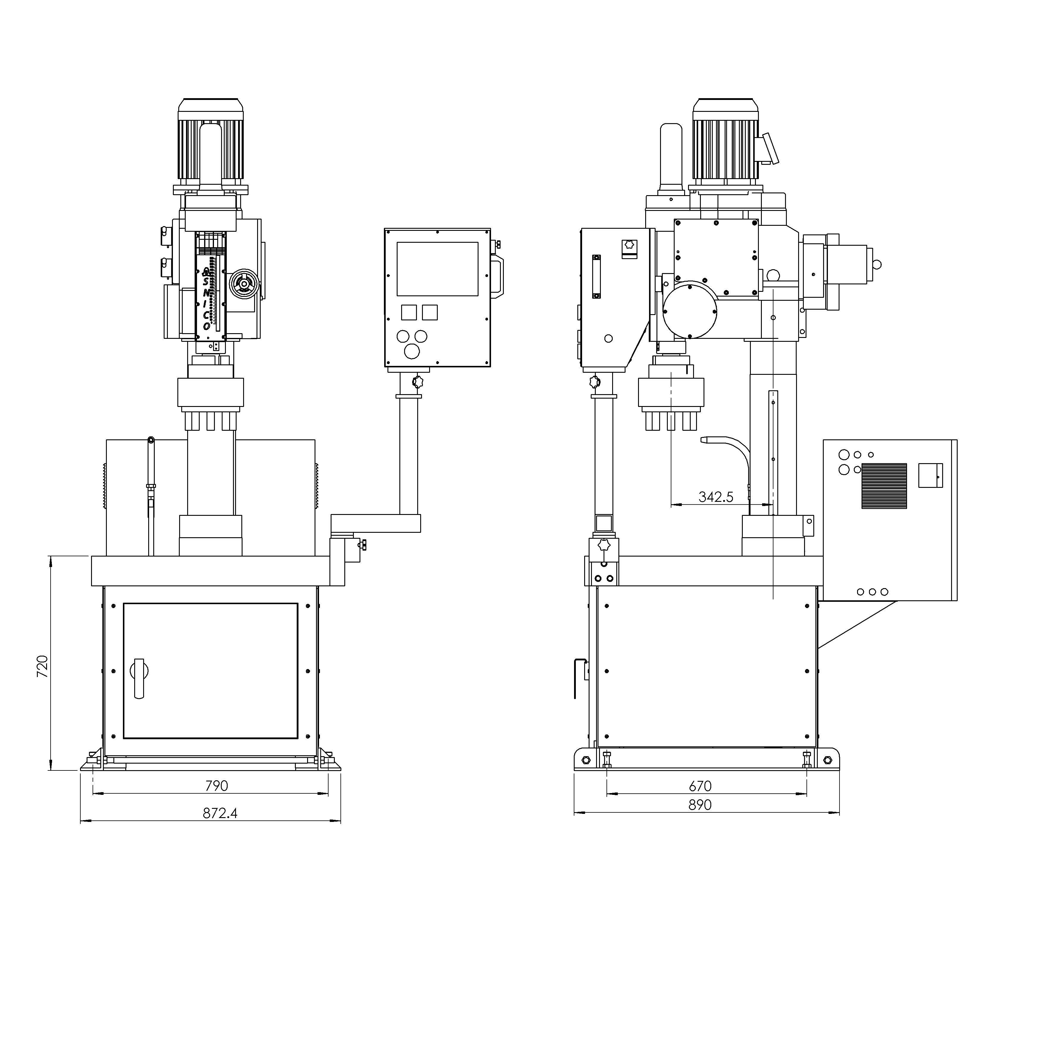 Taiwan Quality CNC Automatic Pedestal Drilling Machine With Multi-Spindle Head A