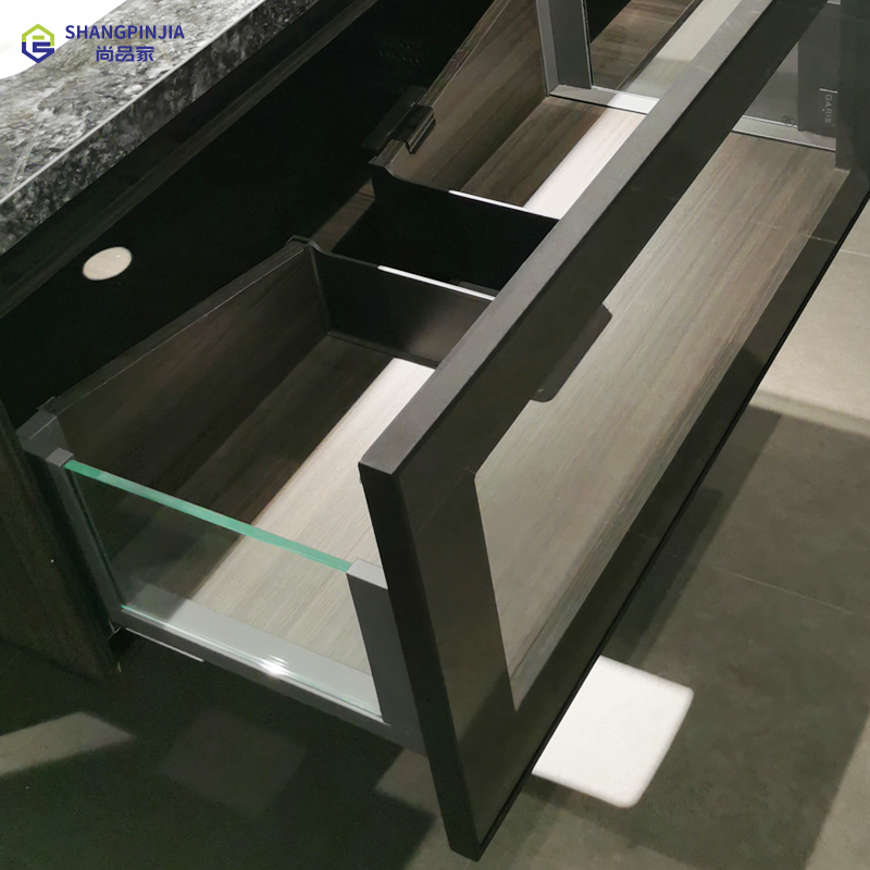 Modern Luxury Bathroom Mirror Cabinet With Light Supplier High End Nano Basin Euro Style Floating Bathroom Vanity With Sink