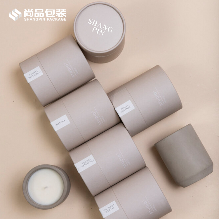 Biodegradable Eco Friendly Powder Container Tea Coffee Bean Oats Paper Cylinder Round Tube For Food Packaging