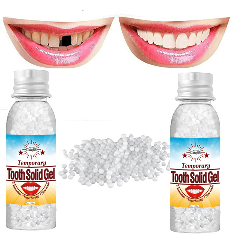 New Dental Restoration Reusable Moldable Temporary False Teeth Solide Glue 20ml Repair Teeth And Gaps Braces Adhesives