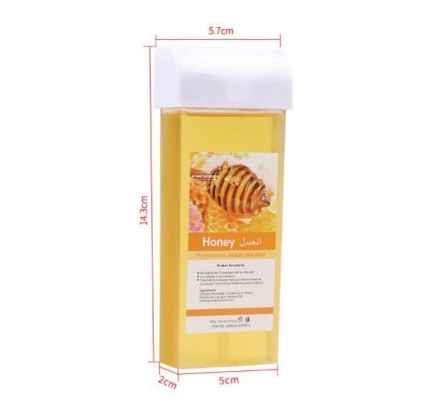 100g Roll On Depilatory Wax Cartridge Warmer Honey Heater Waxing Hair Removal for Women Men New