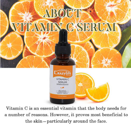 Vitamin C Liquid Serum Anti-aging Whitening VC hyaluronic acid Face Serum Moisturising Brighten Facial Skin Care