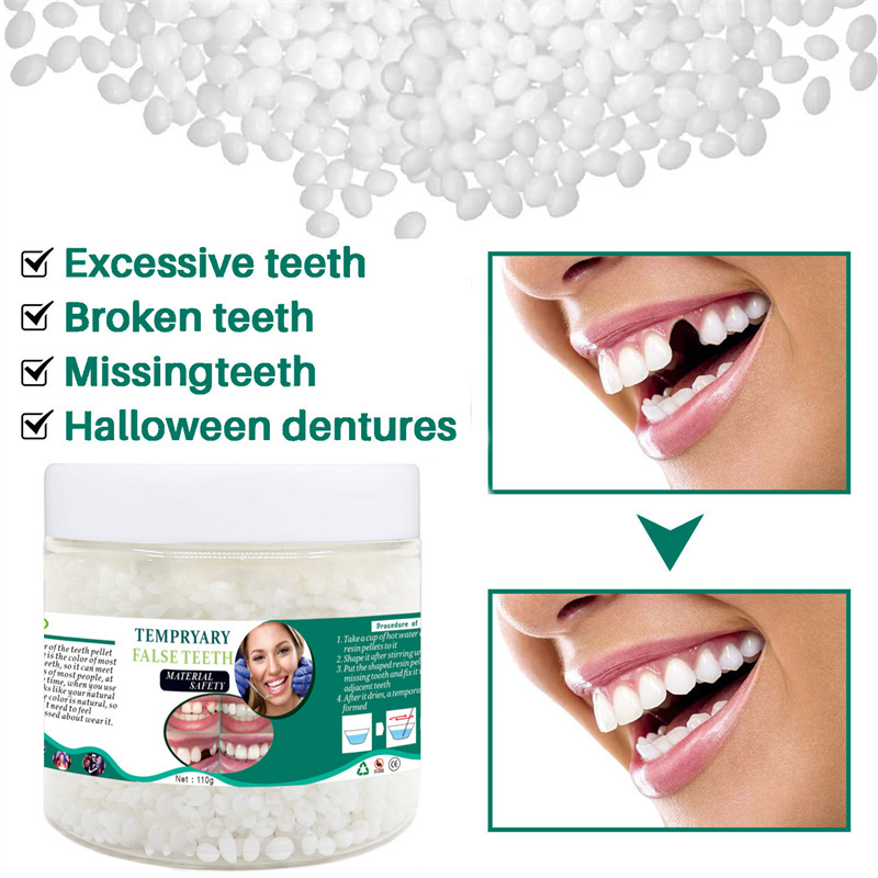 High Quality Temporary missing broken tooth repair granules teeth gaps tooth false teeth filling moldable solid glue