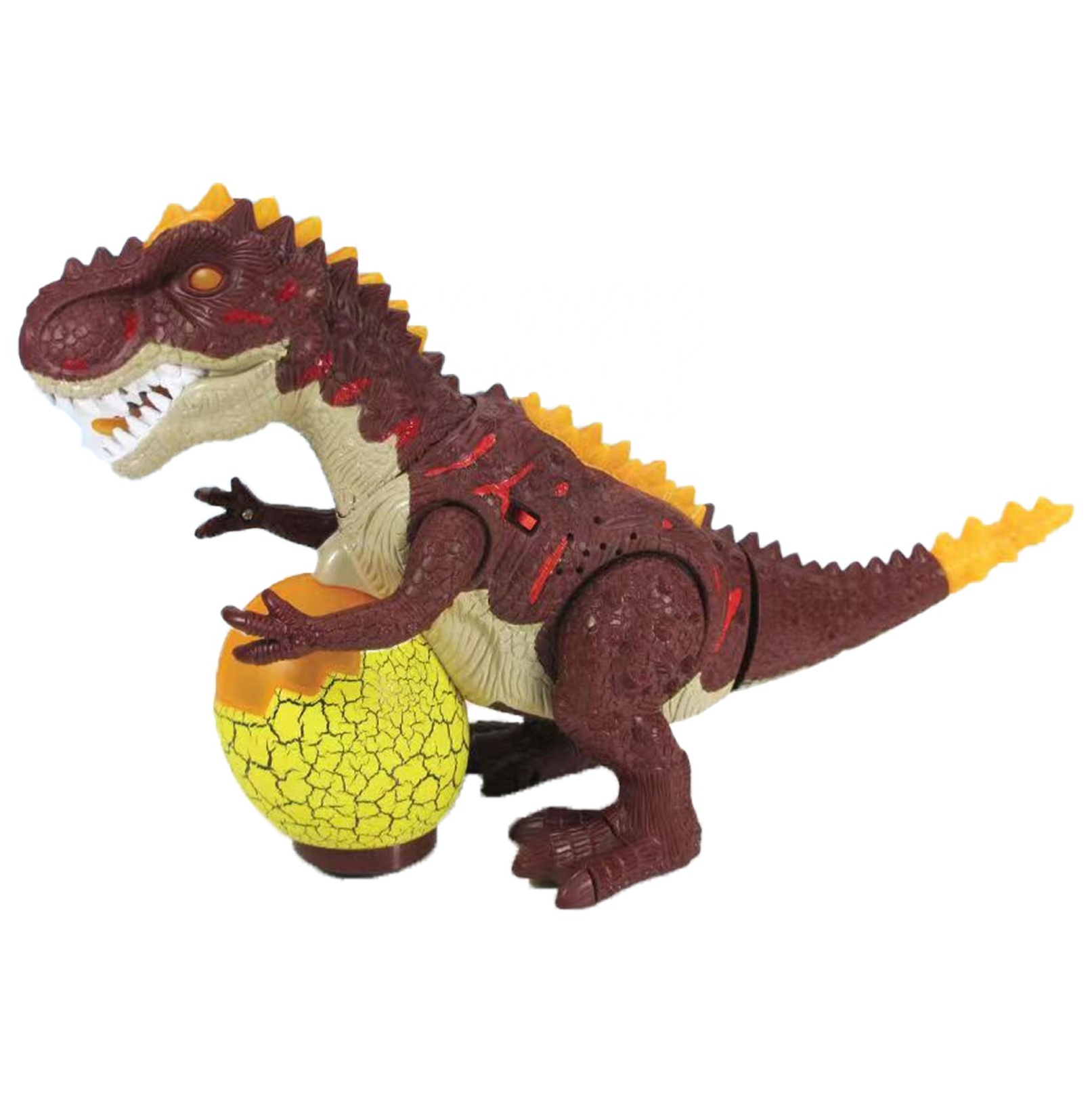 2022 Tyrannosaurus rex with light music Electric Universal Wheel Dinosaur Toy Dinosaur Model Toy