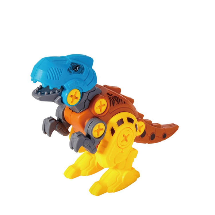 dropshipping Customized Assembly Dinosaur Toy Set Take Apart Combination Assembling Dinosaur Model Toy for Kids Gift