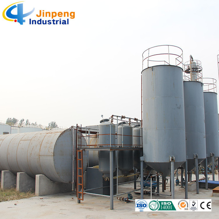 Waste Crude Oil Refinery Distillation Plant Pyrolysis Oil To Diesel Distillation Plant