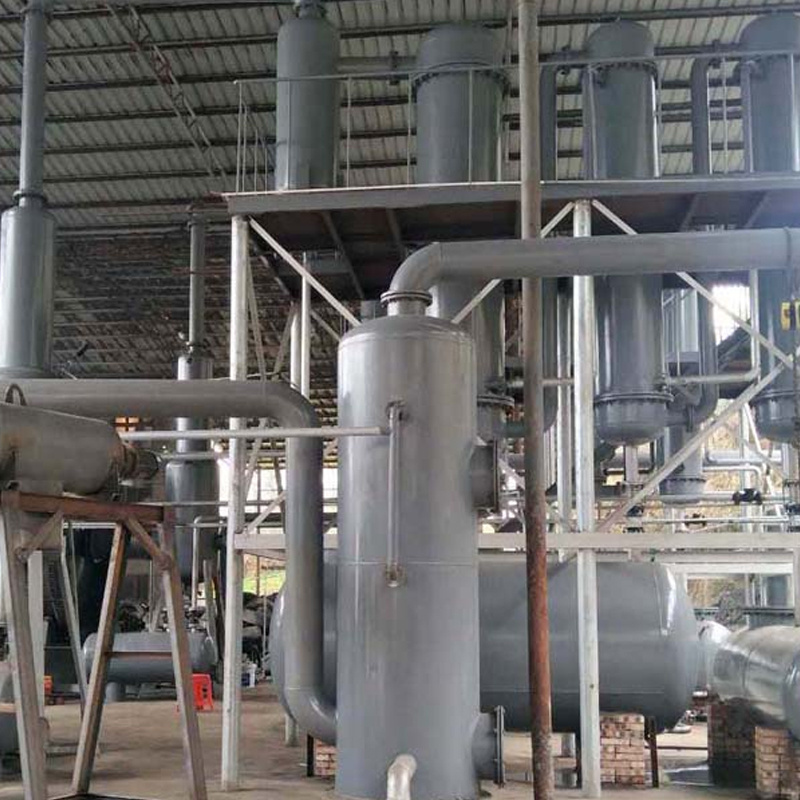 fully continuous pyrolysis plant waste tyre to fuel oil and carbon black pyrolysis machine with installation