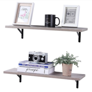 Customized Household Items Kitchen Racks Organizer Fixed Wall Long Floating Shelves Wall Display Shelves