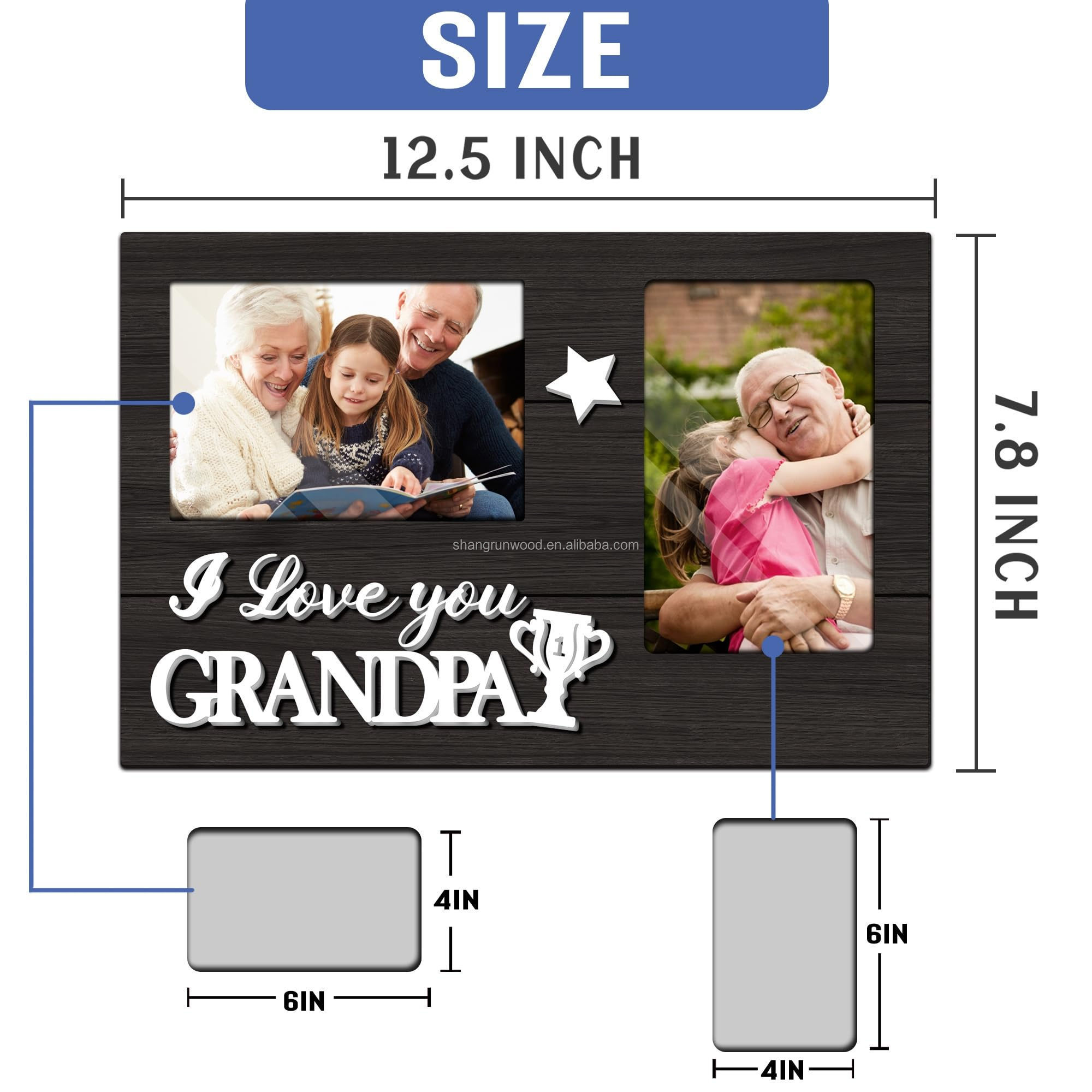 Eco-Friendly Wall Picture 3d Photo Frame Home Decoration Family Set For Living Room And Bedroom