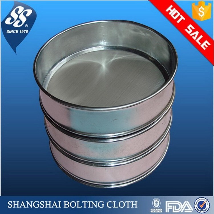 10 20 50 100 150 200 250 500 600 micron stainless steel flour mesh standard Laboratory Test Sieve/soil sieve/sand sieve