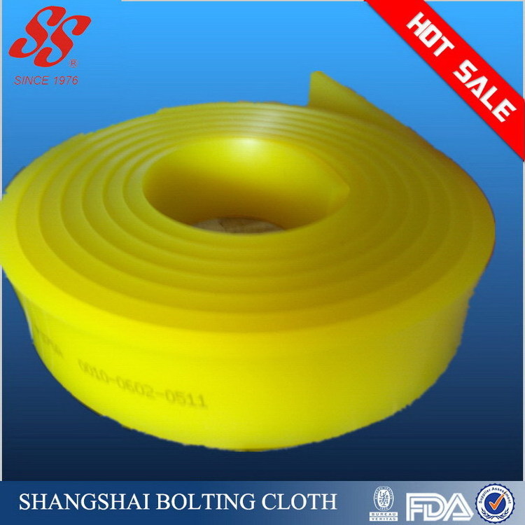 high quality silk screen printing squeegee roll polyurethane squeegee rubber/squeegee blade for screen printing