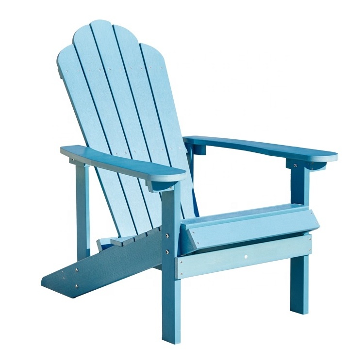 high quality furniture supplier outdoor garden wood plastic chair folding plas adirondack chair and stool  garden chair