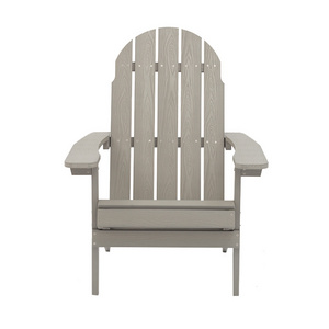 CHOUVANT 2021 New model hot selling cheap PS garden plastic wood adirondack chair hotel resort outdoor chair