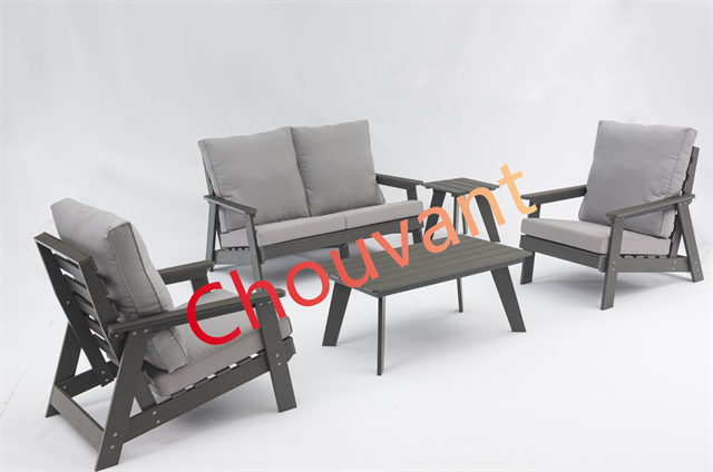 Outdoor furniture Garden lounge chair waterproof plastic Adirondack chair Patio plastic wood chair HIPS customization