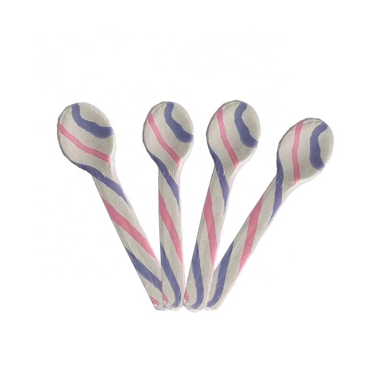 High selling Twist sweet Spoon candy cane colorful christmas handmade candy customized candy cane spoon