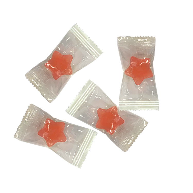 Confectionery star shape candy milk fruit flavor candy custom hard candy