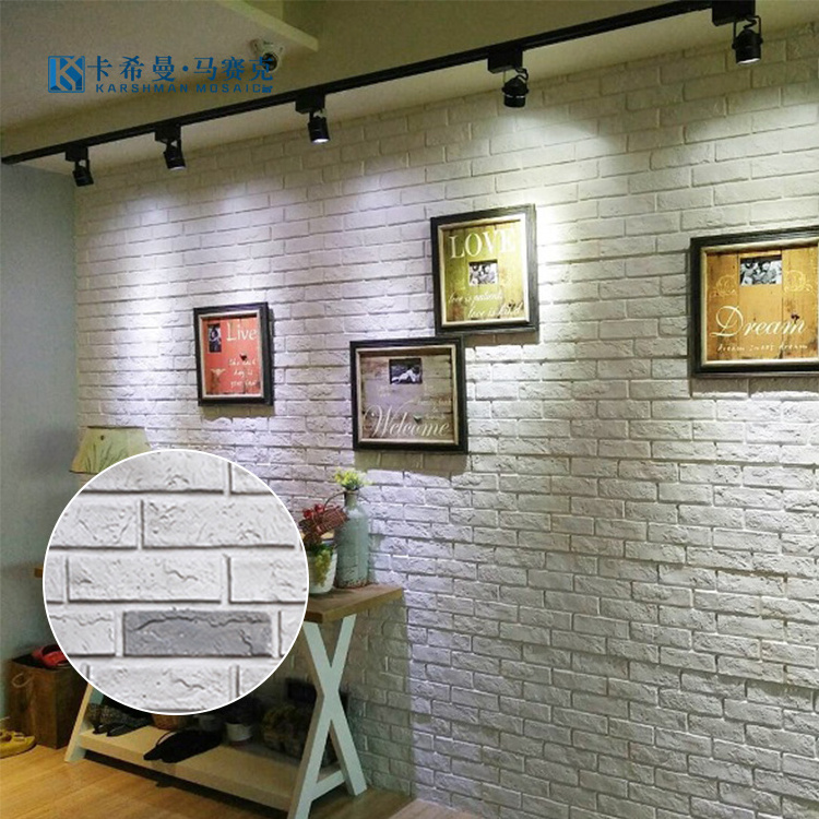 Pu Panel Exterior Decorative High Quality Faux Brick Cube Stone Wall Panel faux stone wall panels exterior