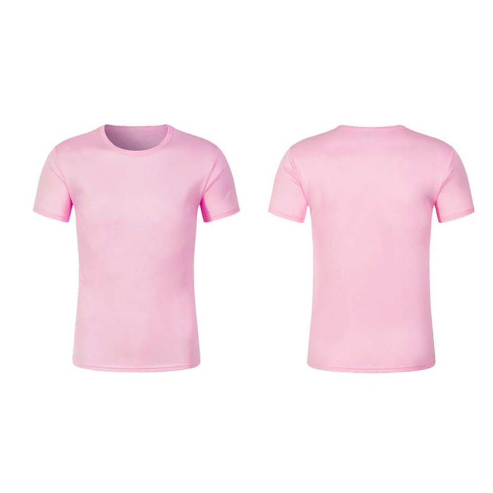 YZ-1001 quick-dry men's t shirts Round neck 100% Polyester fibre for heat transfer custom logo