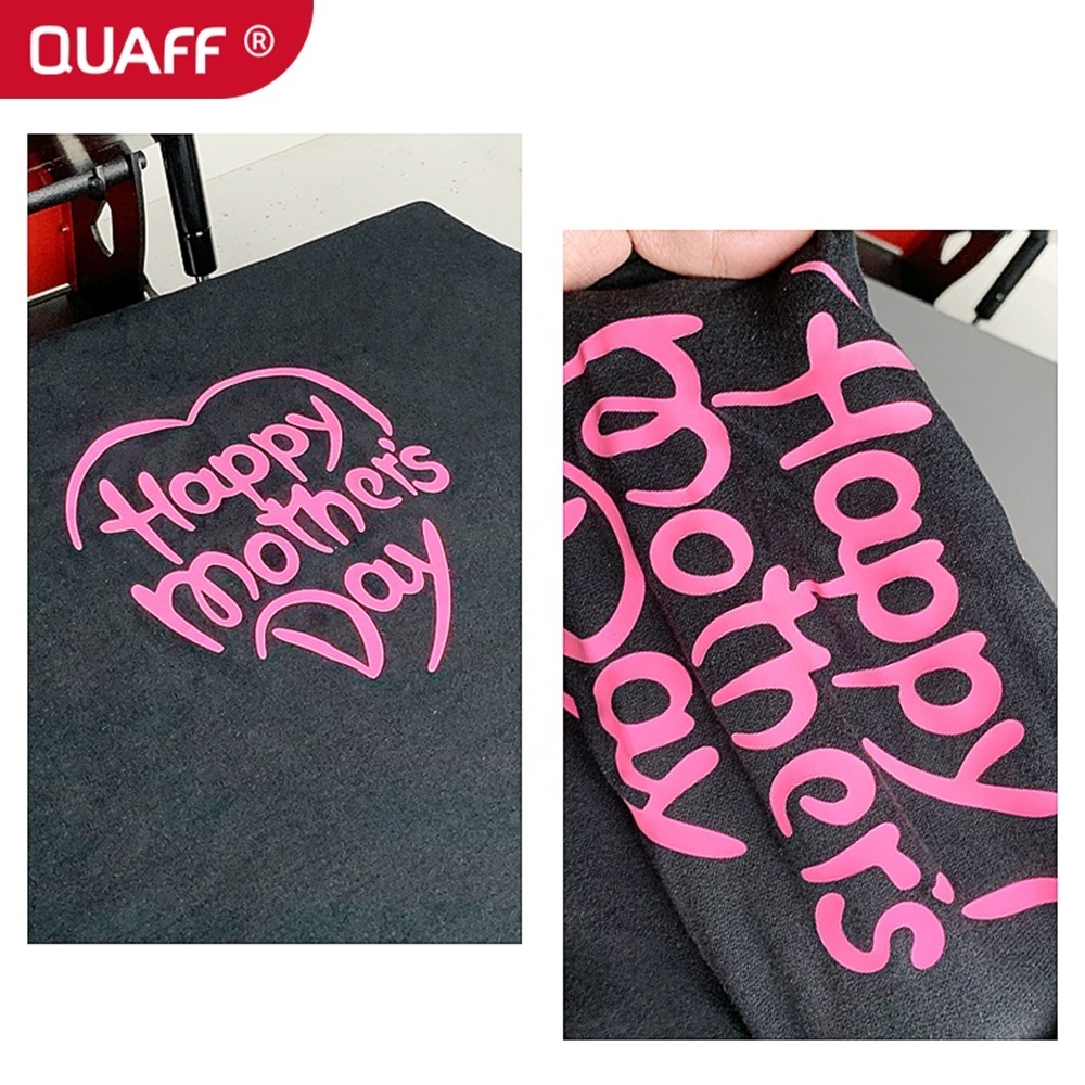 QUAFF wholesale PVC heat transfer vinyl made in Korea high quality for t shirt heat transfer custom logo