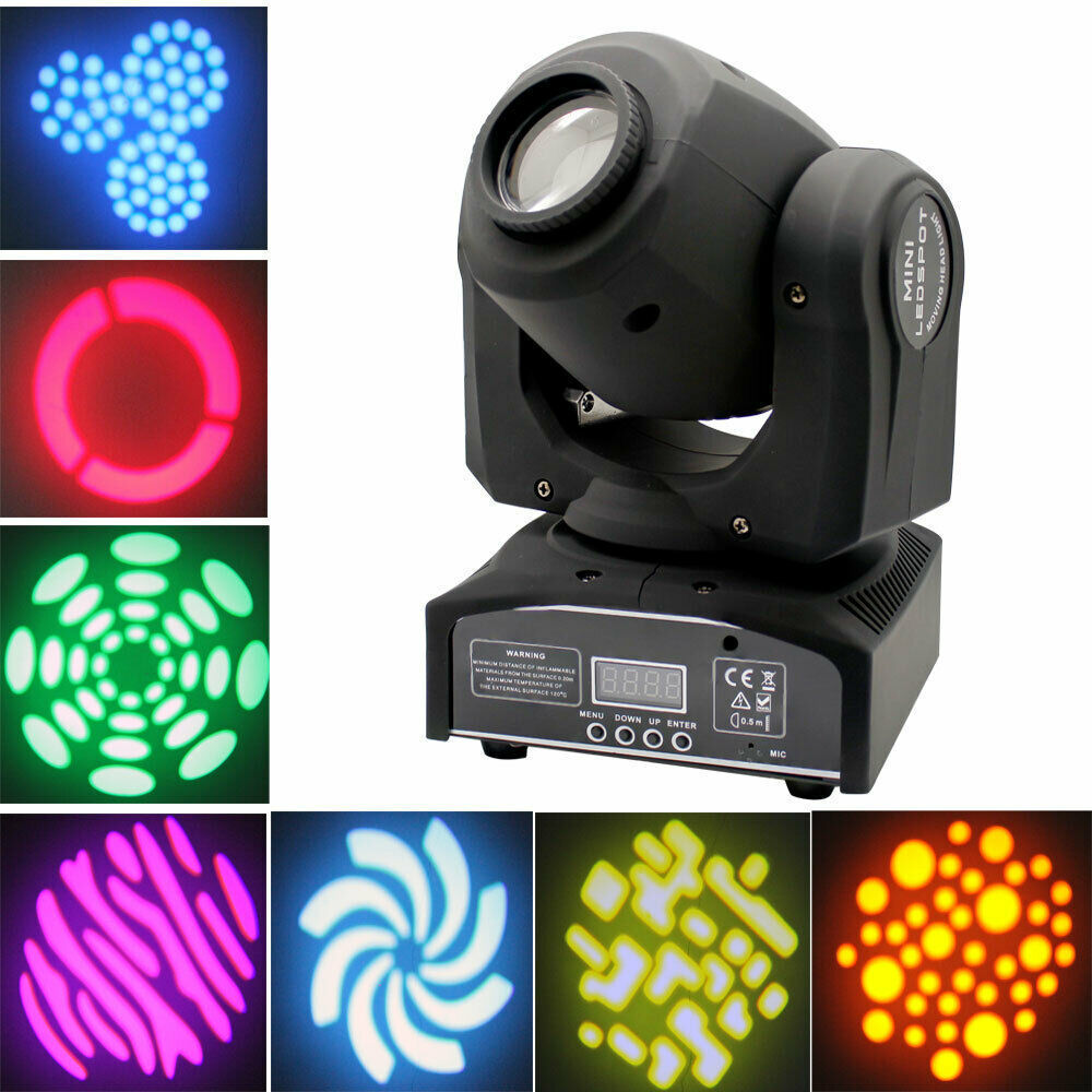 Mini Spot Led  Lights 10W 30W 60W Disco Led Beam Gobo Moving Head Lights for promotion