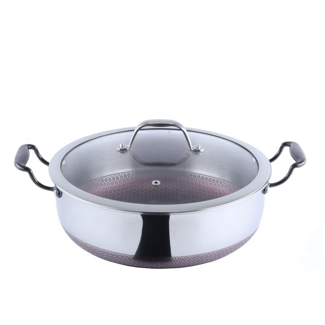 Germany hot sale stainless steel cookware set energy save stockpot easy cleaning casseroles