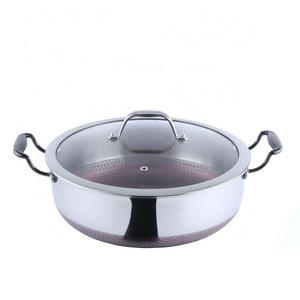 Germany hot sale stainless steel cookware set energy save stockpot easy cleaning casseroles