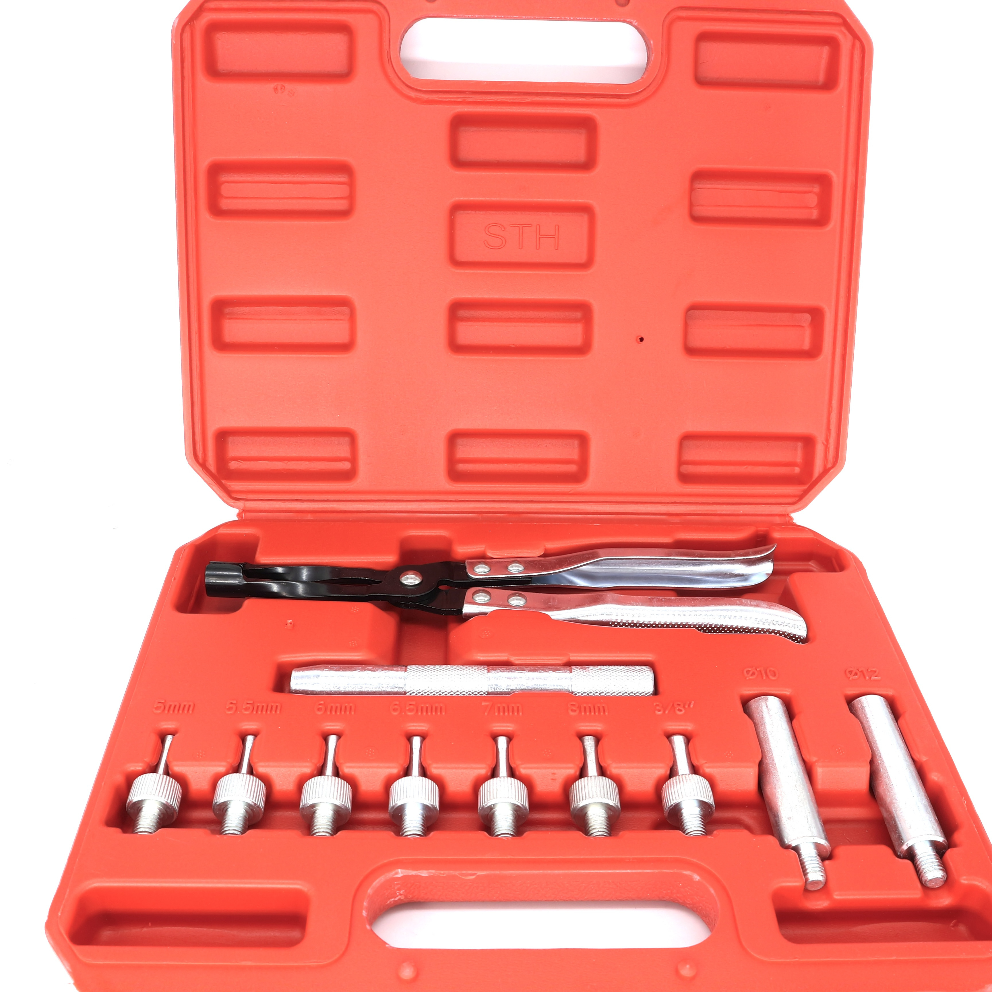 Automotive Valve Stem Seal Seating Tool Remover and Installer Pliers Kit Set