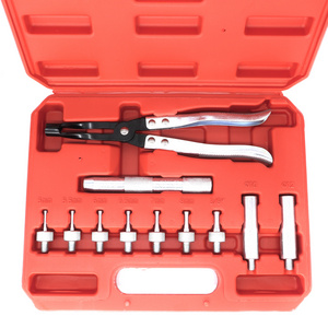 Automotive Valve Stem Seal Seating Tool Remover and Installer Pliers Kit Set