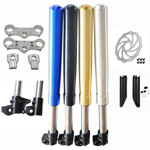 USA Popular No Moq 550mm 580mm 600mm 630mm Dirt Bike Motorcycle Front Fork With Black Guards