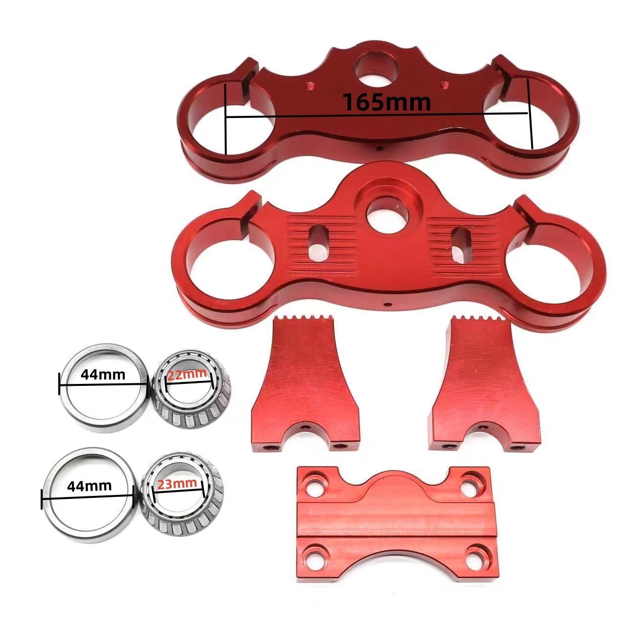 Pit Bike Triple Clamp Motocross CNC 45 48mm Motorcycle Dirt Bike Triple Clamp