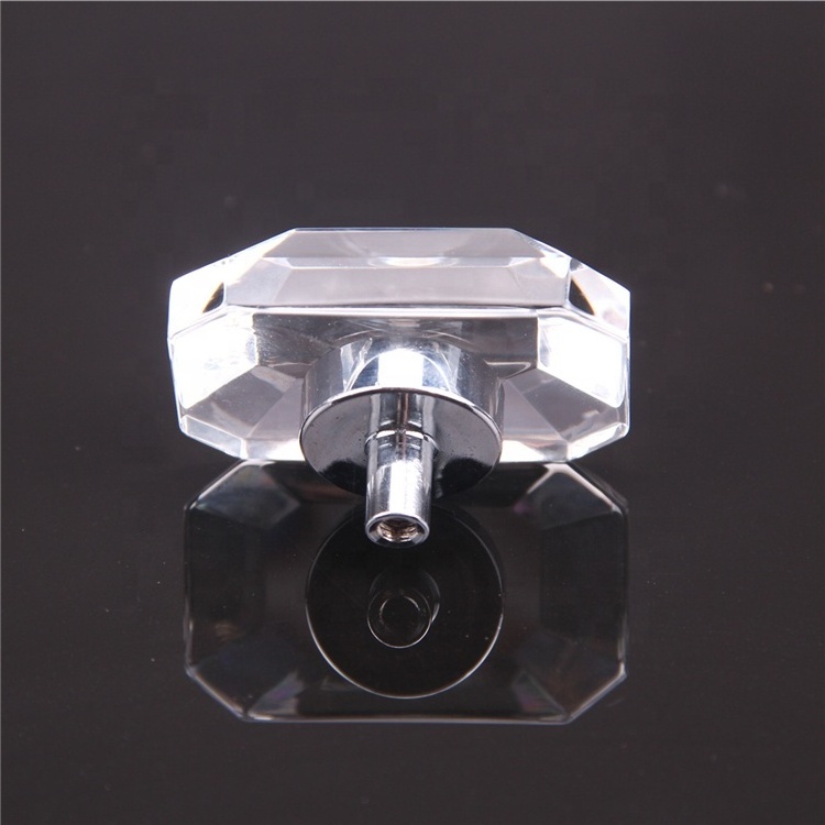 Zinc Interior Pull Window Door Crystal Furniture Wardrobe Drawer Kitchen Cabinet Handles and Knobs