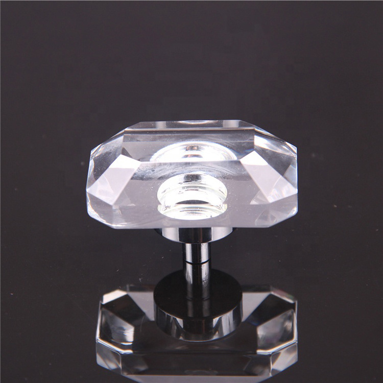 Zinc Interior Pull Window Door Crystal Furniture Wardrobe Drawer Kitchen Cabinet Handles and Knobs