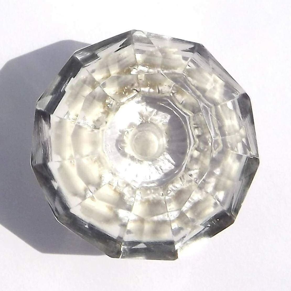 Factory wholesale small crystal cut glass drawer cupboard cabinet pulls door knobs