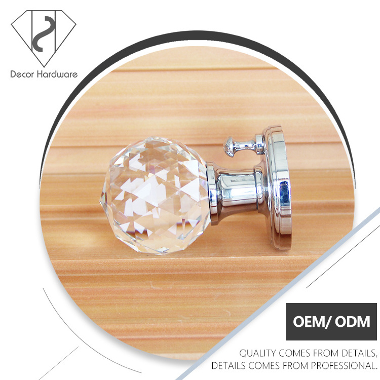 Luxury crystal ornament front door knobs and handles door knobs bedroom handles