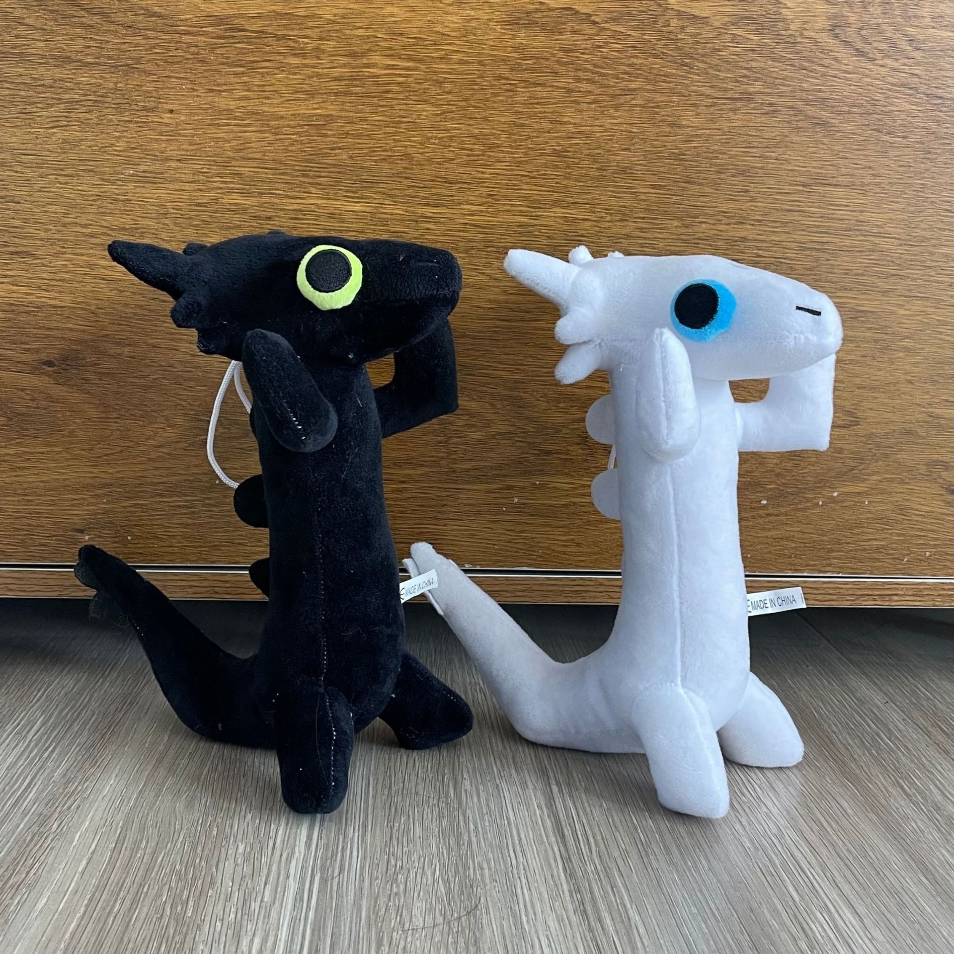 Hot Sale 2024 Toothless Dancing Plush Toy Black White Toothless And Light Fury Dancing Dragon Stuffed Toys For Children