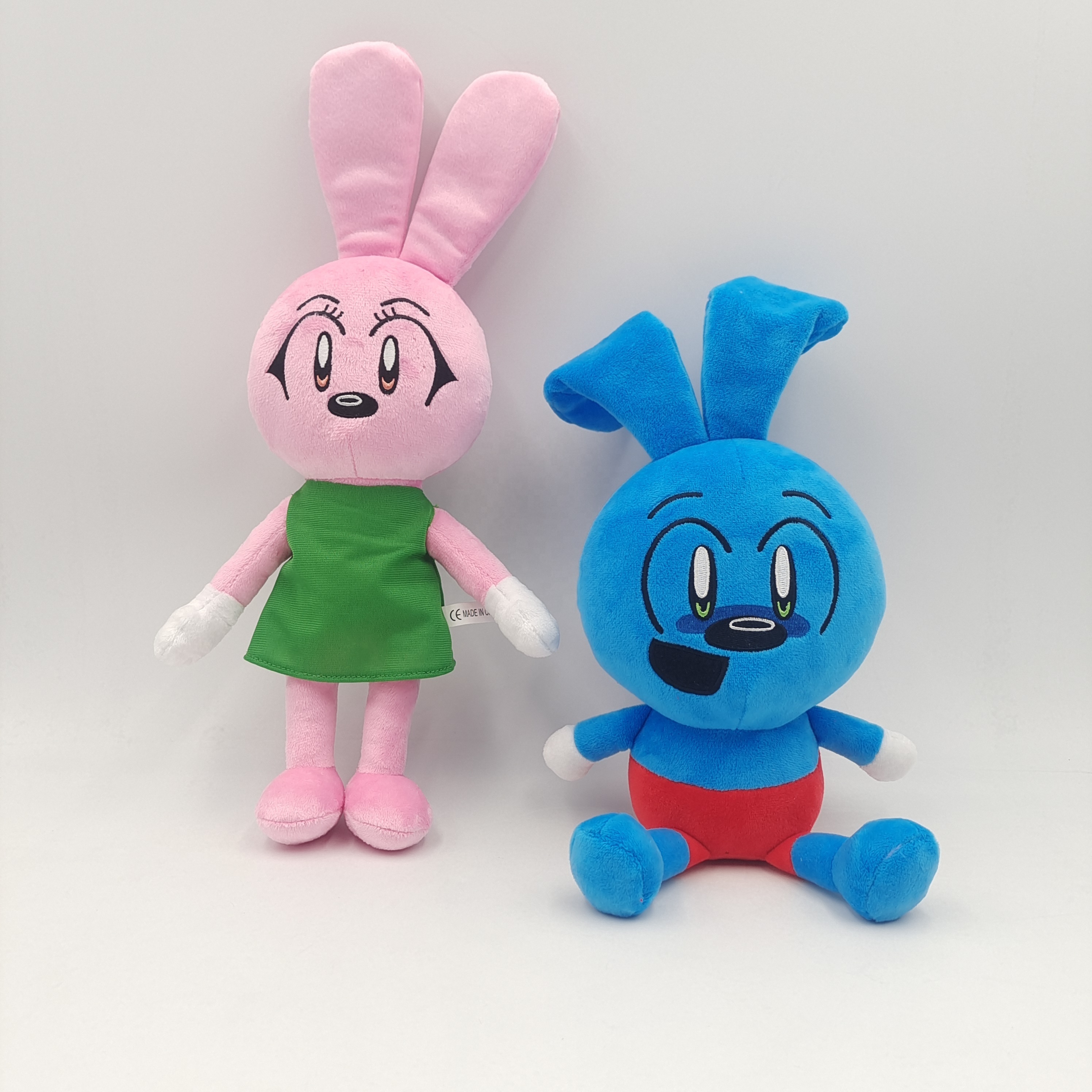 New Releases 2023 Factory Price Danno Cal Drawings Riggy Stuffed Plush Toys Blue Pink Riggy The Rabbit Monkey Penguin Plush Toy