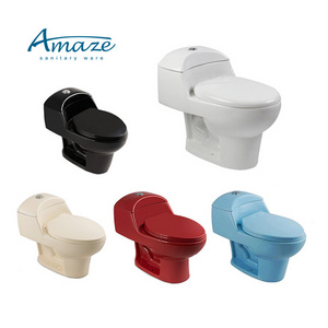 Amaze Ceramic Porcelain America sanitarios inodoro sanitary ware siphonic one piece bathroom wc toilet bowl