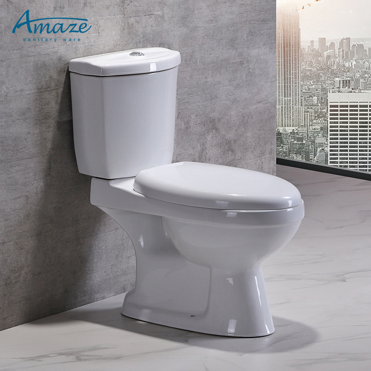 Wholesale cheap price chaozhou kenya hotel porcelain small s trap p trap sanitary ware ceramic bathroom two piece wc toilet bowl