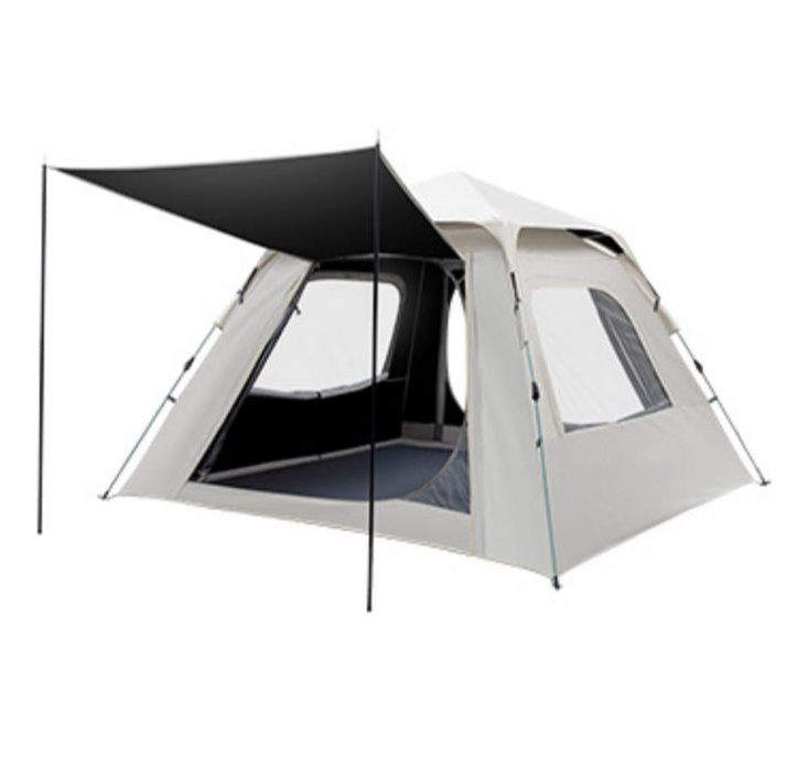 Tent outdoor camping equipment, rainproof thickened portable folding sunshade, camping indoor complete set of supplies