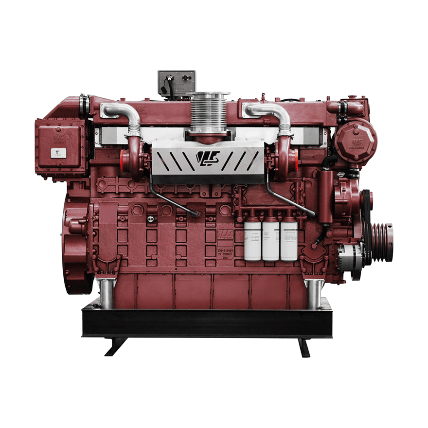 Shanghai 6Z34C1000 1000HP 1500rpm 6 Cylinders Boat Small Diesel Engine For Ship