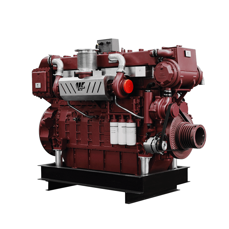 Shanghai 6Z34C1000 1000HP 1500rpm 6 Cylinders Boat Small Diesel Engine For Ship