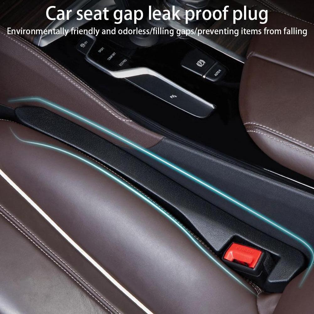 Car Seat Gap Filler Console Side Pocket Organizer Car Seat Gap Pad For Car Interior Supplies Edge Seam Plug Universal