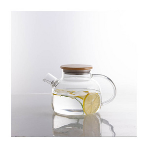 Glass coffee kettle transparent glass kettle Food grade sealed silicone ring glass tea kettle infuser