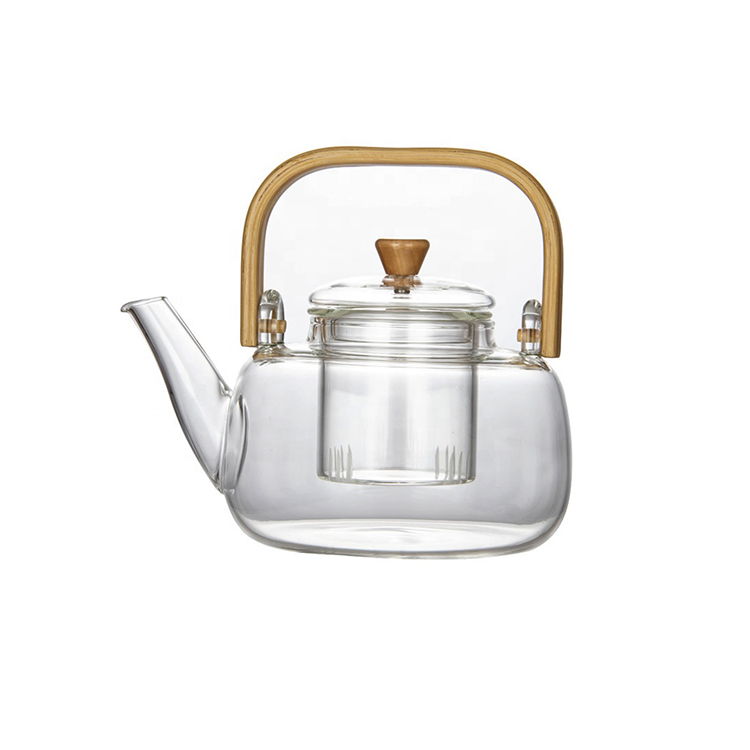 2022 Hot Selling In China Heat Resistant Borosilicate Glass Teapot Glass Tea Set And Glass Teapot